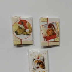 Chiudipacco Natalizi con Animali Set 5 Pezzi con Decorazioni Natalizie