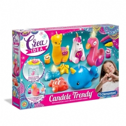 Clementoni - Candele Trendy - Crea Idea