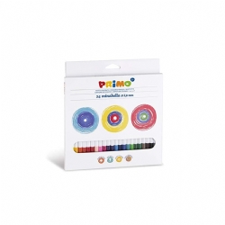 Colori a matita - PRIMO - Matite supermina 3,8 mm - 24 colori