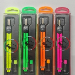 Compasso Crotti 601 Fluo Balaustrone in Metallo con Mine Colori Assortiti