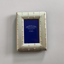Cornice da tavolo in silver plated foto 5x8 cm fotografia