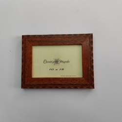 Cornice in legno ciliegio intagliato foto 10x15 cm fotografia