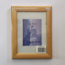 Cornice legno naturale foto 13x18 cm fotografia