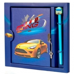 Diario Segreti Teorema Speed e Turbo Racing con Penna Fantasie Assortite