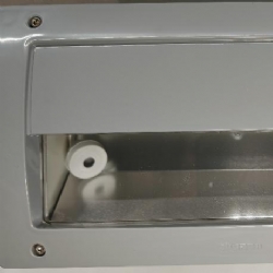 Disano Illuminazione 43173500 1607 BOX 1 LED 4W 4000K schermo a palpebra asimmetrico ad incasso per esterno grigio