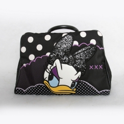 Maxi borsa a mano Paperina - Daisy Nera