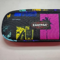 Eastpak Astuccio Ovale Oval Single 6O0 City Bay Black Color Colore Sfondo Citt Palme Giallo Blu Fucsia Nero Azzurro Bianco Viola
