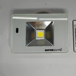 Elcart 18 4162000 Proiettore LED Slim da Esterno 10W IP65 con Sensore Microonde e Crepuscolare