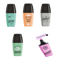 Evidenziatore Stabilo Boss Mini Pastellove Colori Assortiti  Verde Rosa Fucsia Azzurro Grigio 
