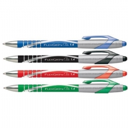 FlexGrip Elite  Paper Mate  penna a sfera biro punta grossa Blu Nera Rossa Verde Arancione Azzurra