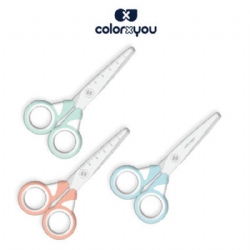 Forbici Punta Tonda Centimetrate ColorxYou 13 CM Colori Assortiti Pastelli