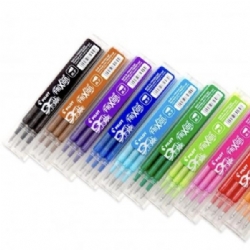 Frixion Pilot  N 3 Refill Ricarica per penna gel Nero Blu RossoColori Assortiti