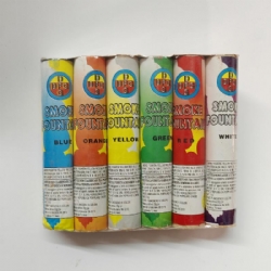  Fuochi Artificio Tubi Fumogeni Set 6 Pezzi per Matrimoni Compleanni Feste Natale Colore giallo blu rosso verde arancione bianco