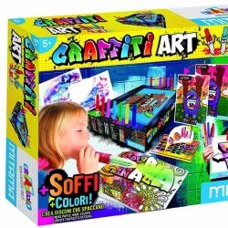 Graffiti Art - Mitama - Gioco in Scatola - Creativit Bambina Bambino - Colori Pennareli Cambiacolore Aerografabili Cancellabili