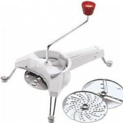 Grattuggia Manuale Vintage Mouli Julienne Moulinex  modello K10110 con 3 Dischi Intercambiabili
