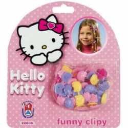 Hello Kitty Funny Clipy  Accessori per Capelli Mollette e Perline
