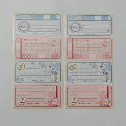 Holly Hobbie Etichette Adesive per Quaderni Set da 8 Pezzi