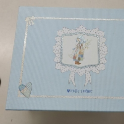 Holly Hobbie Set 2 Scatole Rettangolari  in Cartone Colore Azzurro
