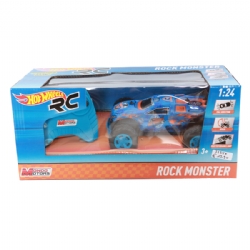 Hot wheels - Rock Monster - Fuoristrada Telecomandato - Blu  Arancione Nero