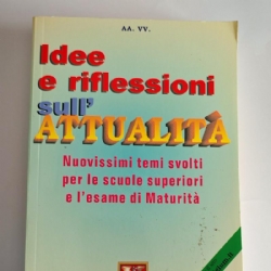 Idee e Riflessioni sull Attualita di AA VV  Copertina Flessibile Vestigium
