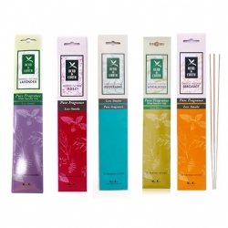 Incenso - Herb & Earth - 20 bastoncini bamboo - Rosa Menta piperita Bergamotto Sandalo