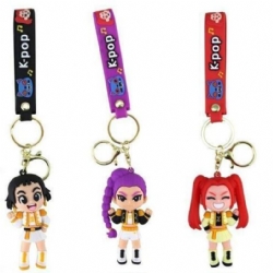 K Pop Portachiavi Mini Personaggi Bamboline da Collezione Assortite 8 cm