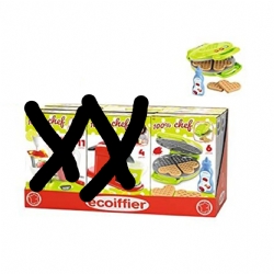 Kit gioco per Waffel - Gioco Bambina - Pentoline - Acessori Cucina - Piccolo Chef - Cuore