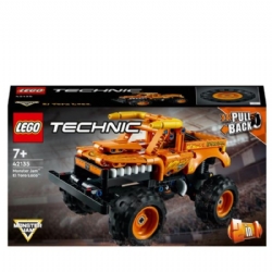 LEGO Technic 42135 Monster Jam El Toro Loco Set 2 in 1 Camion e Macchina Giocattolo per Bambini 7 Anni