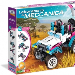 Laboratorio di Meccanica - Clementoni - Gioco in Scatola -  Creativit Bambino -Tecno Logica - Safari Park