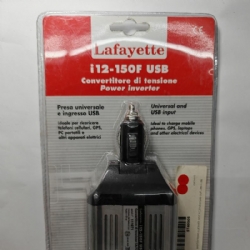 Lafayette Marcucci  i 12 150F USB Convertitore di tensione Presa universale e ingresso USB scuro