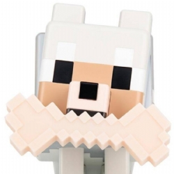 Lampada 3D Led Lupo Minecraft 14 cm  Luce Notturna