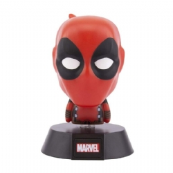 Lampada 3D Led Notturna Deadpool Mercenario Marvel Paladone 10 cm