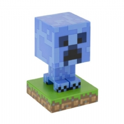 Lampada 3D Led Notturna Icona Zombie Charged Creeper Paladone 10 cm