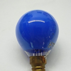 Lampada Ilesa Goccia Incandescente 15W E14 blu opaco
