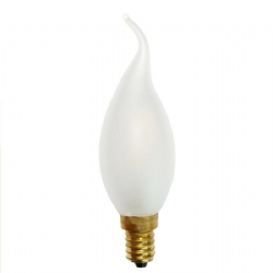 Lampada Lyvia Candela Fiamma Smerigliata Incandescente E14 40W 230V