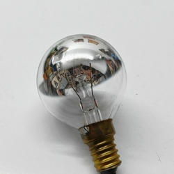 Lampada Imperia Goccia Cupola Argento Incandescente 25W E14