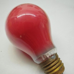 Lampada Philips Goccia Incandescente 25W  E27 Colore Rosso Opaca