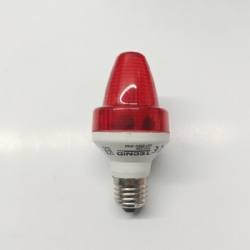 Lampada Xenon Strobo Tecnid 270 Rossa e Chiara E27 230V IP44