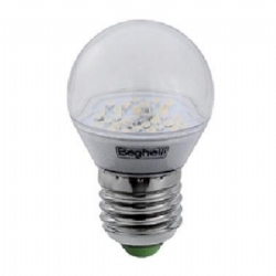 Lampadina Beghelli 56074 Sfera Trasparente Eco Led 5W E27 400lm 3000K 45 X 77 mm