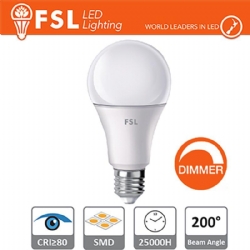 Lampadina  FSL LED  10 watt  A60 Bulb  E27 Dimmerabile  luce bianca naturale 4000 K