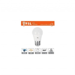 Lampadina  FSL LED 7 5 watt G45 Bulb E27  luce bianca naturale 4000K 