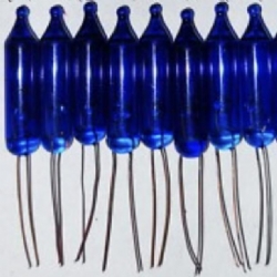 Lampadine Pisellini 24V Incandescenza Luci Natale Presepe 10 Pezzi Colore Blu