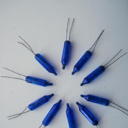 Lampadine Pisellini 6V Incandescenza Luci Natale Presepe 10 Pezzi Colori Blu 