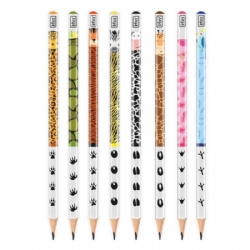 Lebez 81812 Matita  Wild Party 8 Matite HB Triangolari con  Mina da 2mm