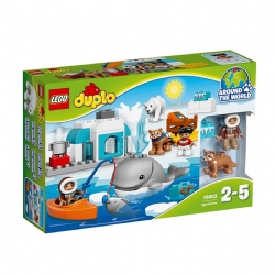 Lego 10803 - DUPLO - Artico -Polo Nord - Neve Ghiaccio - Gioco Bambina Costruzioni Bambino