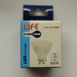 Life 39910208F e N Lampada Faretto GU10 Led 6 5W 4000K 6500K
