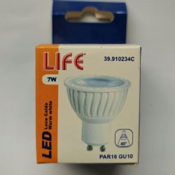 Life 39910234C e F Lampada Faretto PAR16 GU10 Led 7W 3000K 6500K
