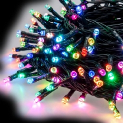Luci Decorative Natalizie Catena Lineare a 20 LED Multicolor