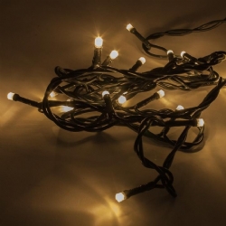 Luci Natale Catena 10 LED Luce Bianco Caldo per Interno