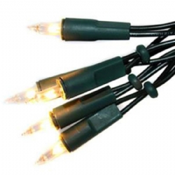 Luci Natale Catena 10 Luci Pisellini  Luce Bianco Caldo per Interno